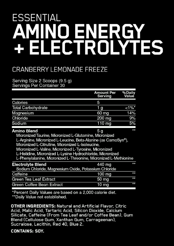 Amino Energy + Electrolytes by Optimum Nutrition