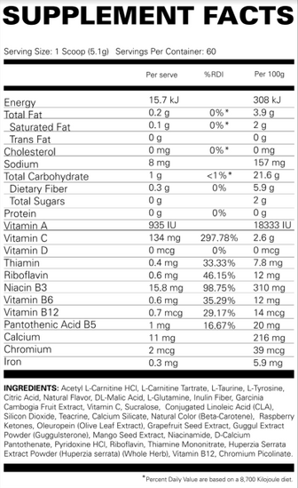 OxyShred Non-Stim by EHP Labs