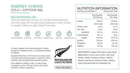 Energy Chews + Caffeine by Pure Sports Nutrition