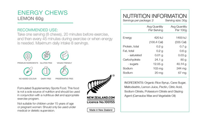 Energy Chews by Pure Sports Nutrition