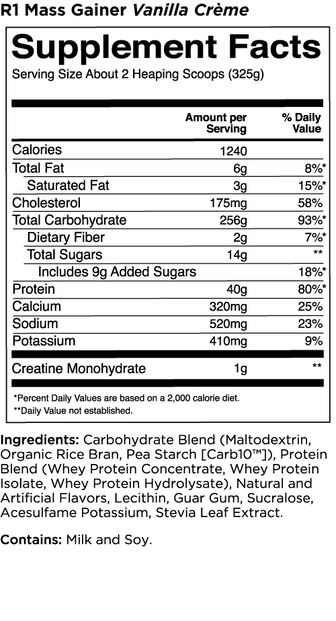 R1 Mass Gainer by Rule 1