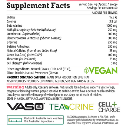 PR3 Natural Pre-Workout by White Wolf